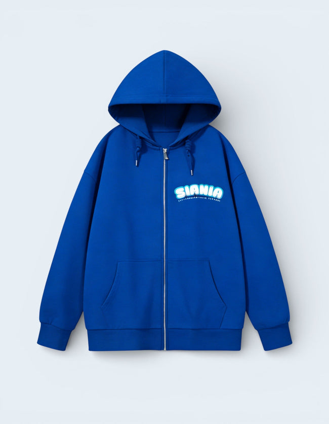 Blupy Awaiting Zippered Sweatshirt Hover Image