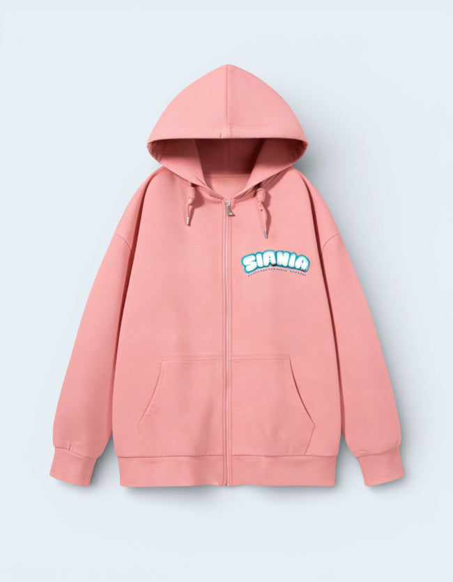 Blupy Smiling Zippered Sweatshirt Hover Image